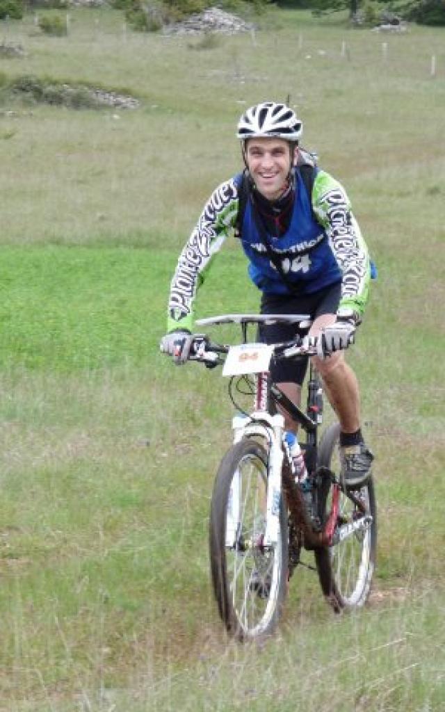 José Iñiguez bei einem Mountainbike-Wettbewerb