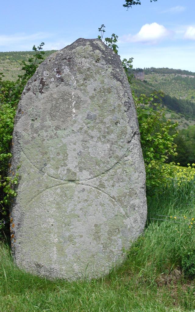 Der Menhir du Boy im Valdonnez von Lozère
